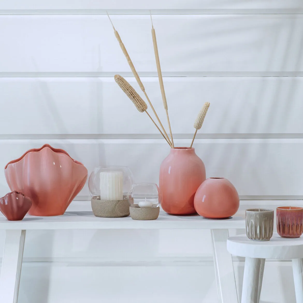 Photophore Perlemor Ø11 cm, Beige Villeroy & Boch