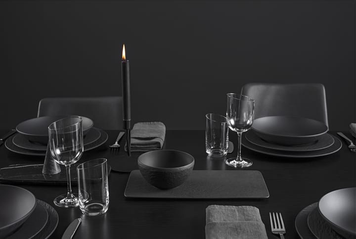 Plat à service Manufacture Rock 18x35 cm, Noir Villeroy & Boch