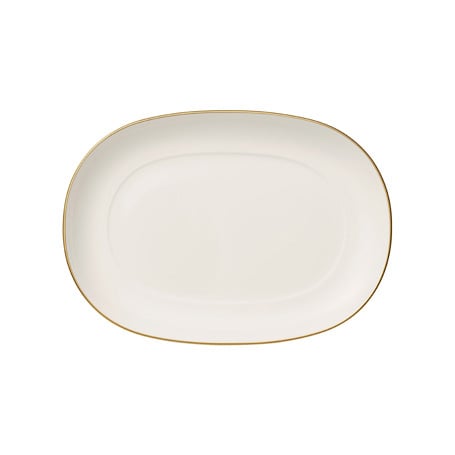 villeroy & boch plat de service anmut gold 20 cm blanc