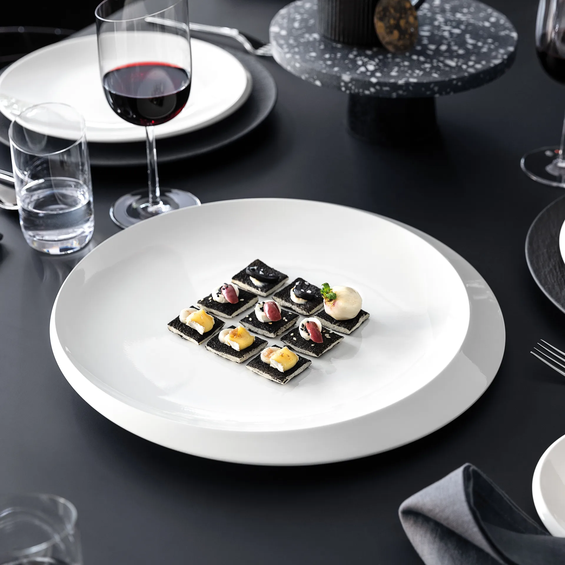 Plat NewMoon Ø37 cm, Blanc Villeroy & Boch