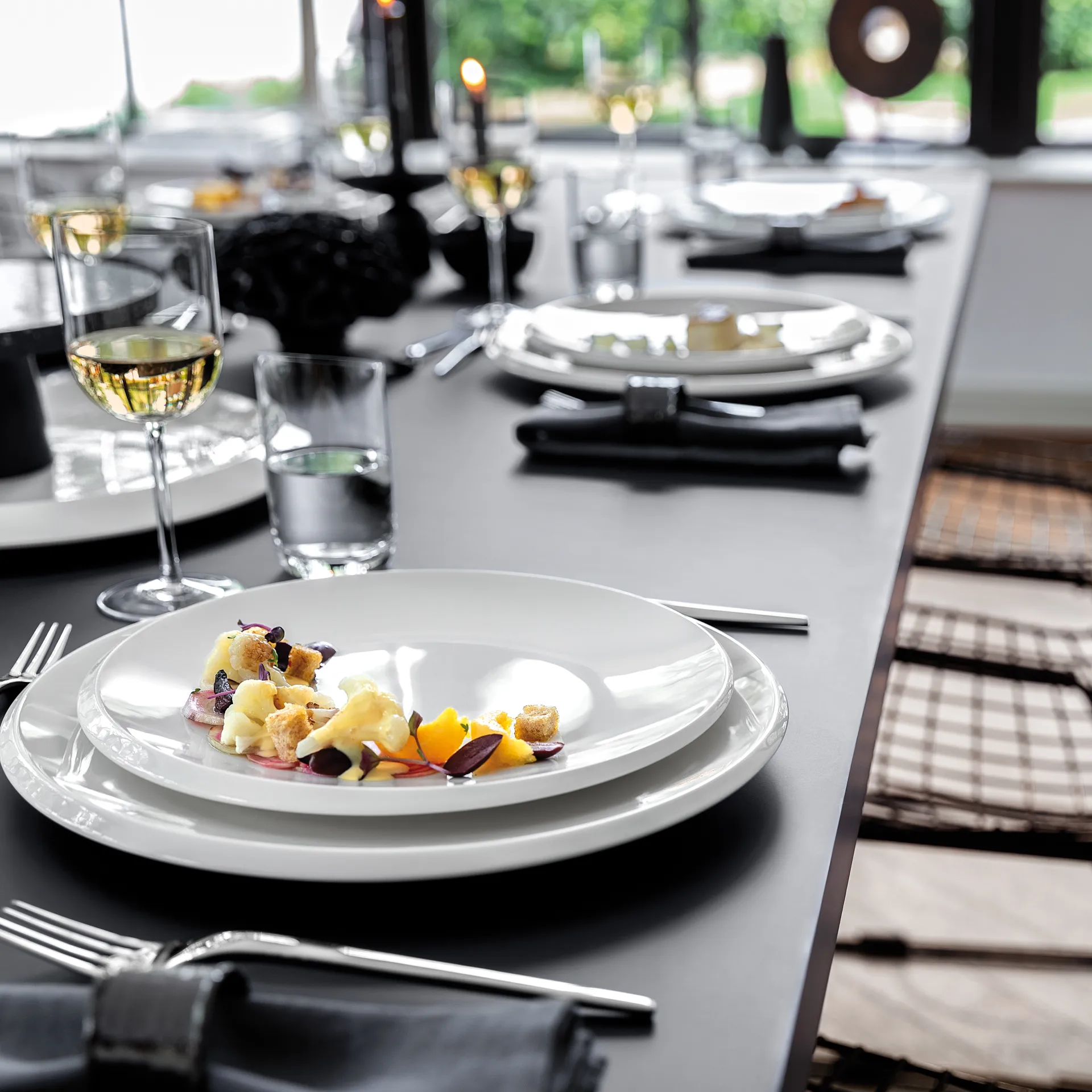 Plat NewMoon Ø37 cm, Blanc Villeroy & Boch