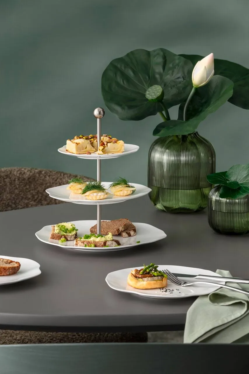 Pura présentoir à étages, Blanc, 3 niveaux Villeroy & Boch
