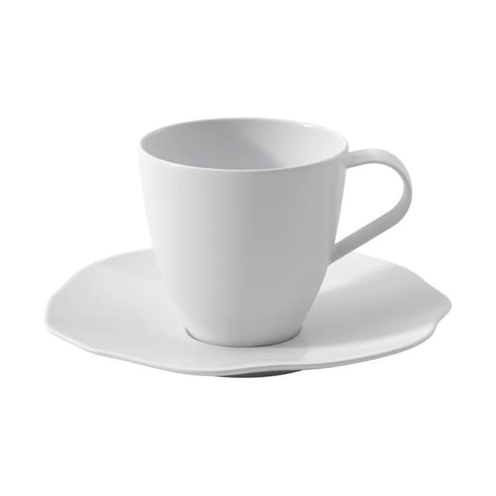 Pura tasse avec soucoupe - Blanc, 2 pièces - Villeroy & Boch