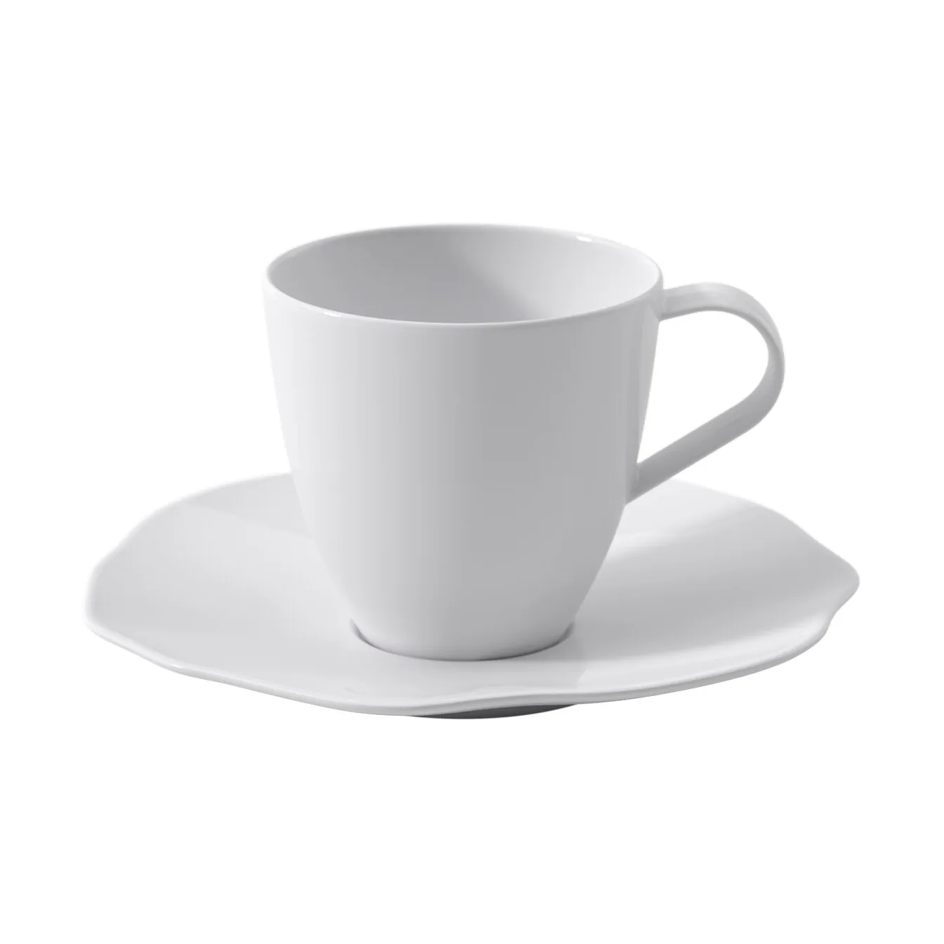Villeroy & Boch Pura tasse avec soucoupe Blanc, 2 pièces Villeroy & Boch Pura tasse avec soucoupe Blanc, 2 pièces