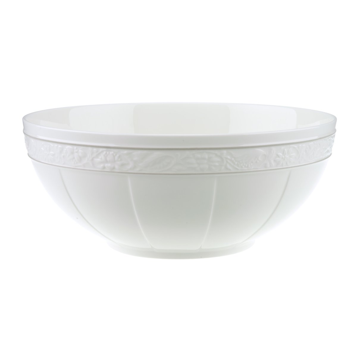 Villeroy & Boch Saladier Gray Pearl 24 cm | Design Scandinave | Saladiers | Blanc