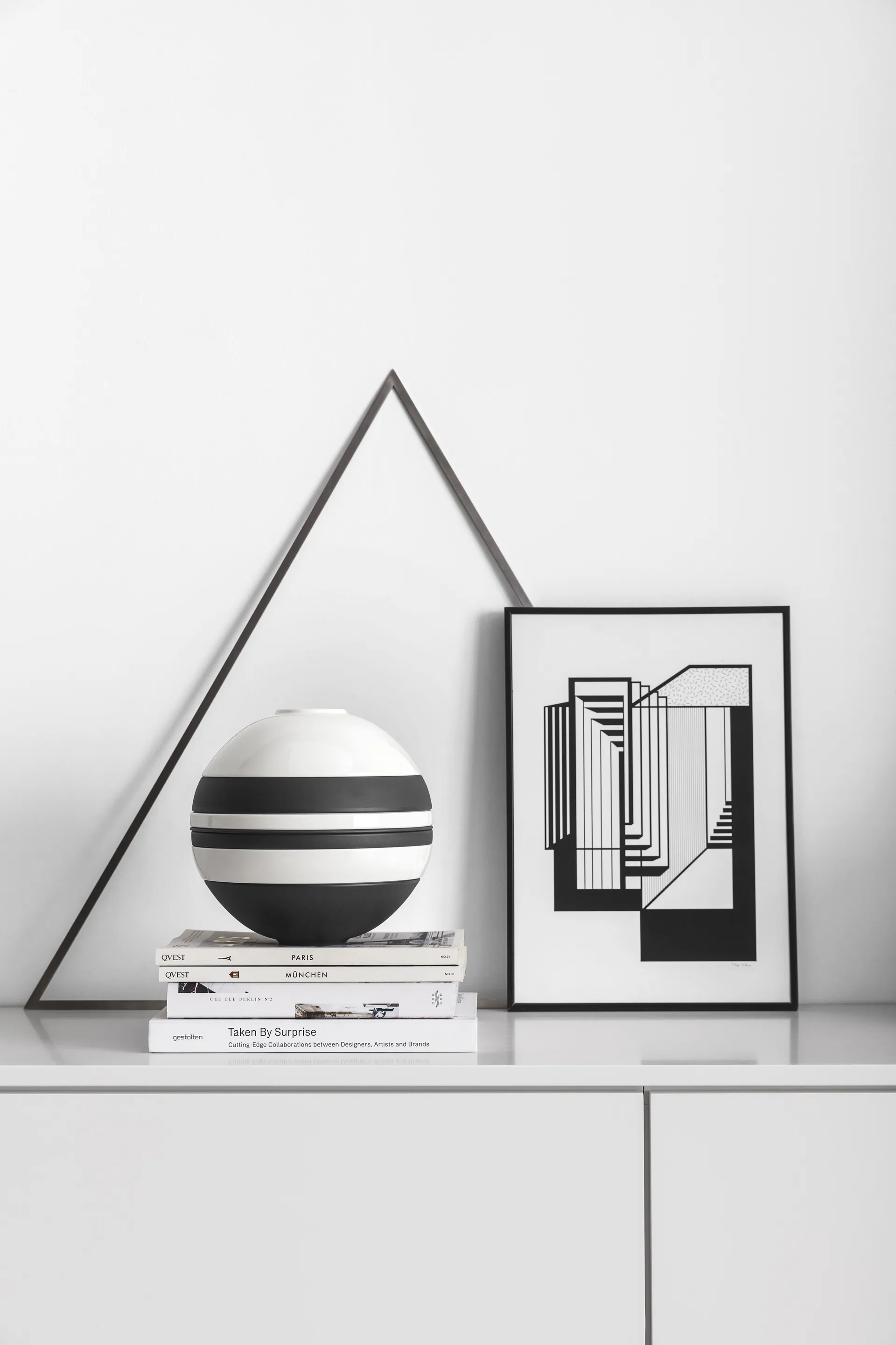 Service Iconic La Boule 7 Pièces, Noir-blanc Villeroy & Boch