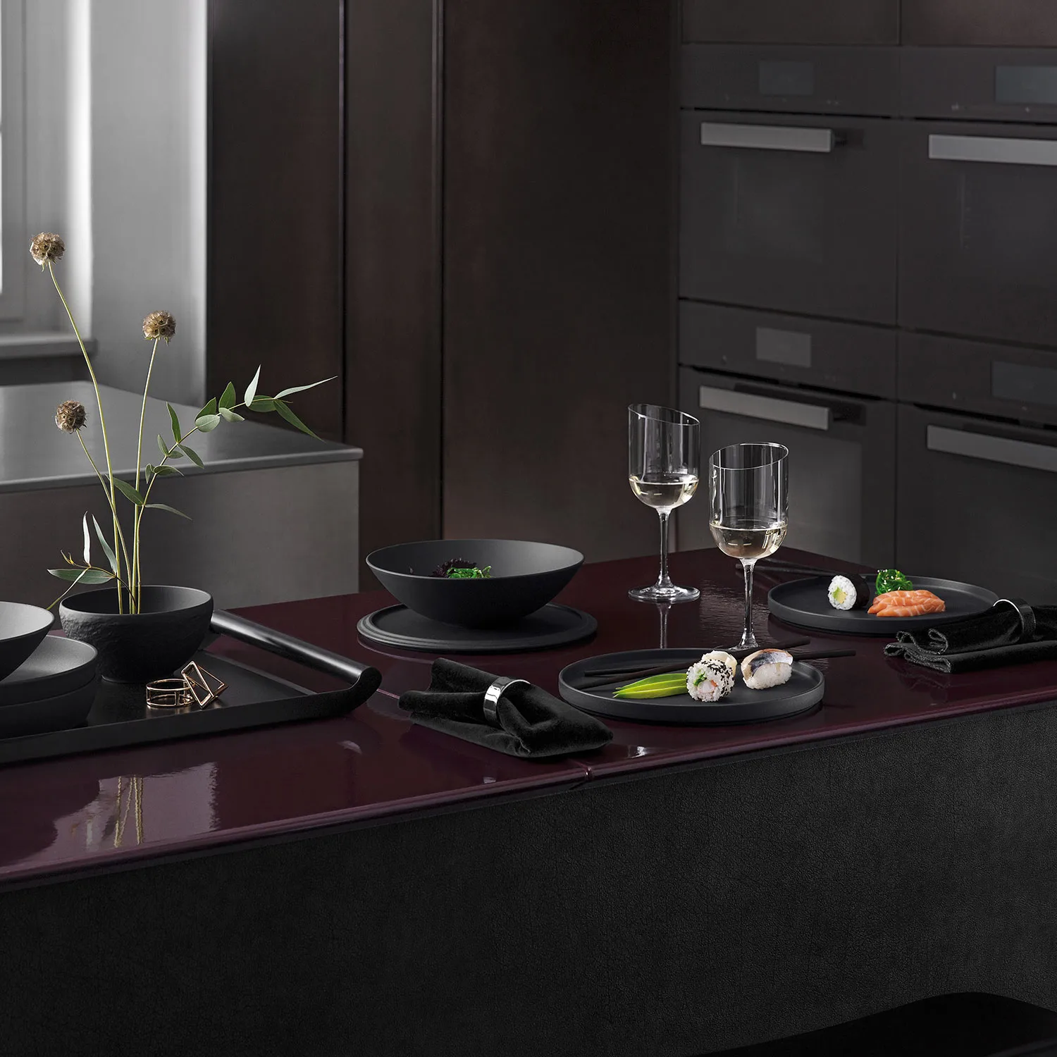 Service Iconic La Boule 7 Pièces, Noir Villeroy & Boch