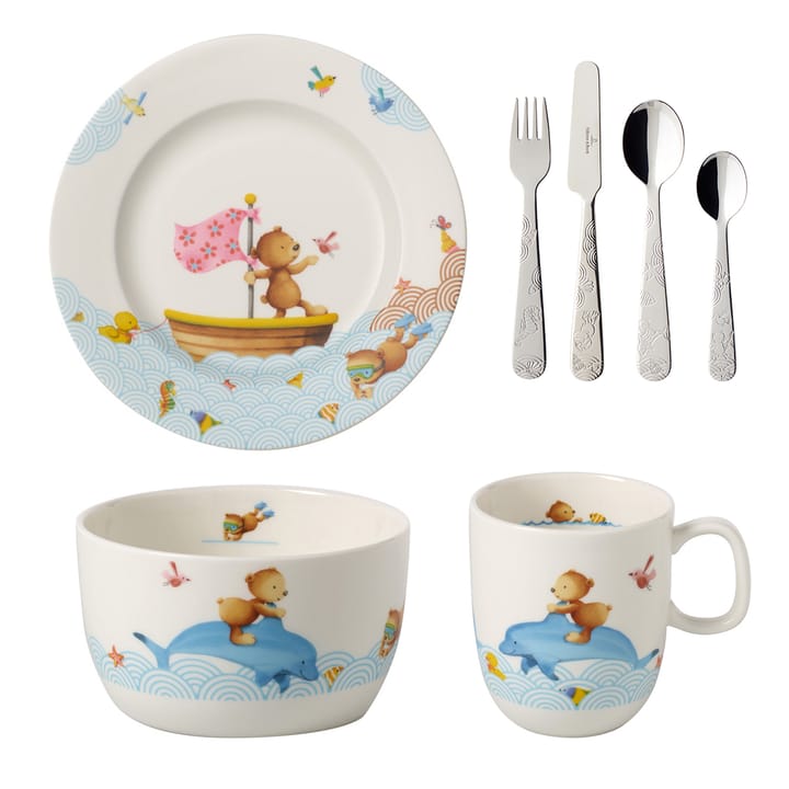 Service pour enfants et Couverts Happy as a Bear - 7 Pièces - Villeroy & Boch