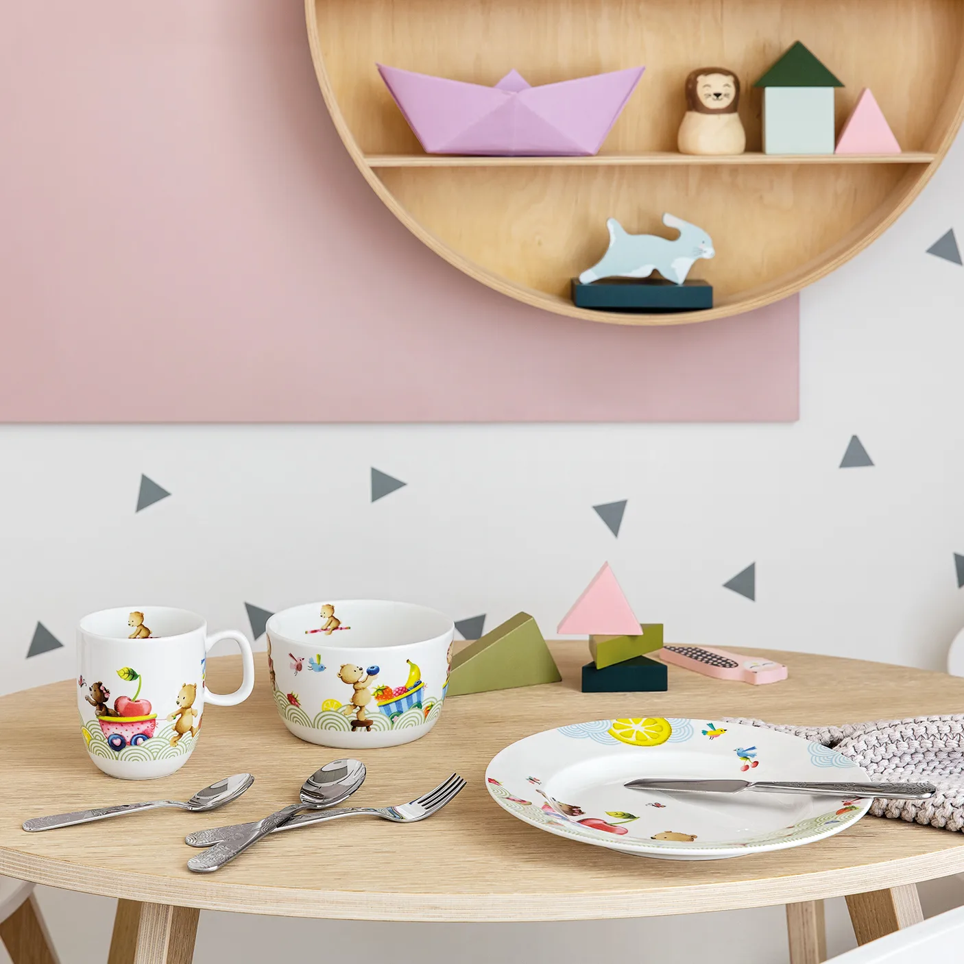 Service pour enfants et Couverts Hungry as a Bear, 7 Pièces Villeroy & Boch