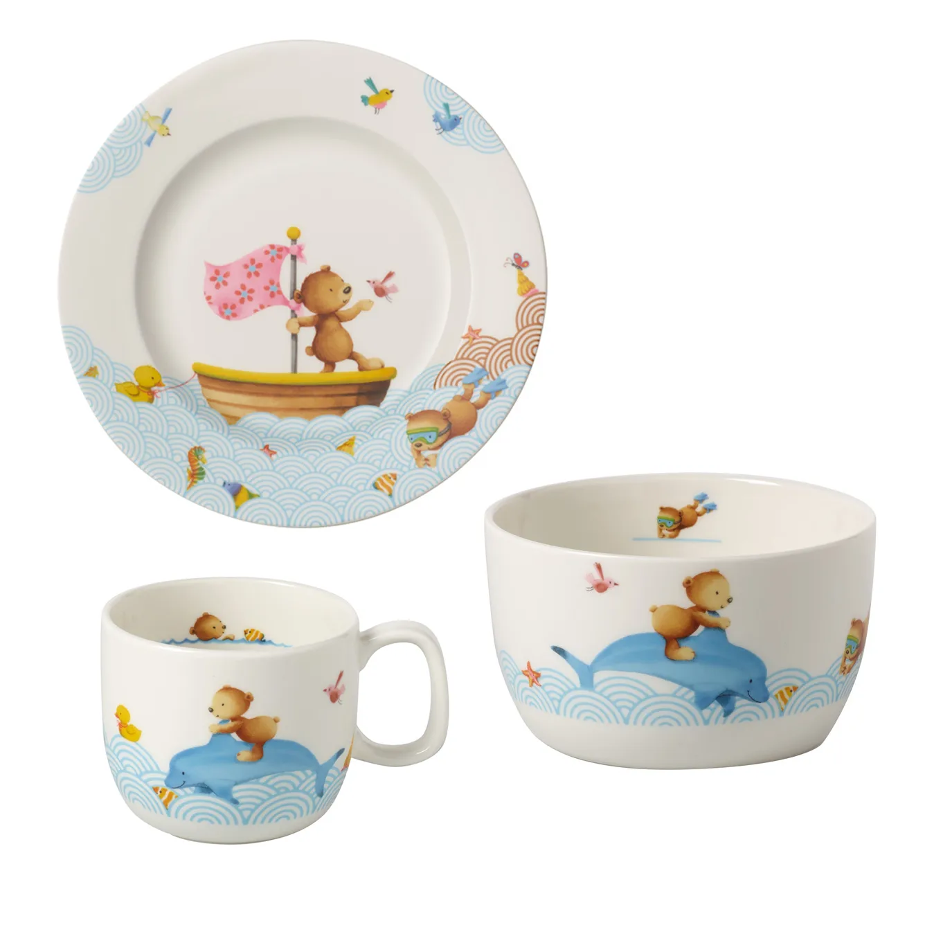Service pour enfants Happy as a Bear, 3 Pièces Villeroy & Boch