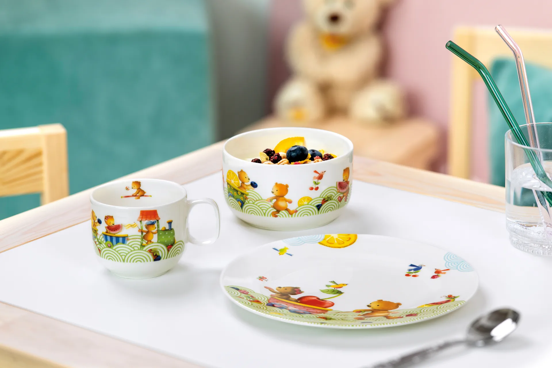 Service pour enfants Hungry as a Bear, 3 Pièces Villeroy & Boch