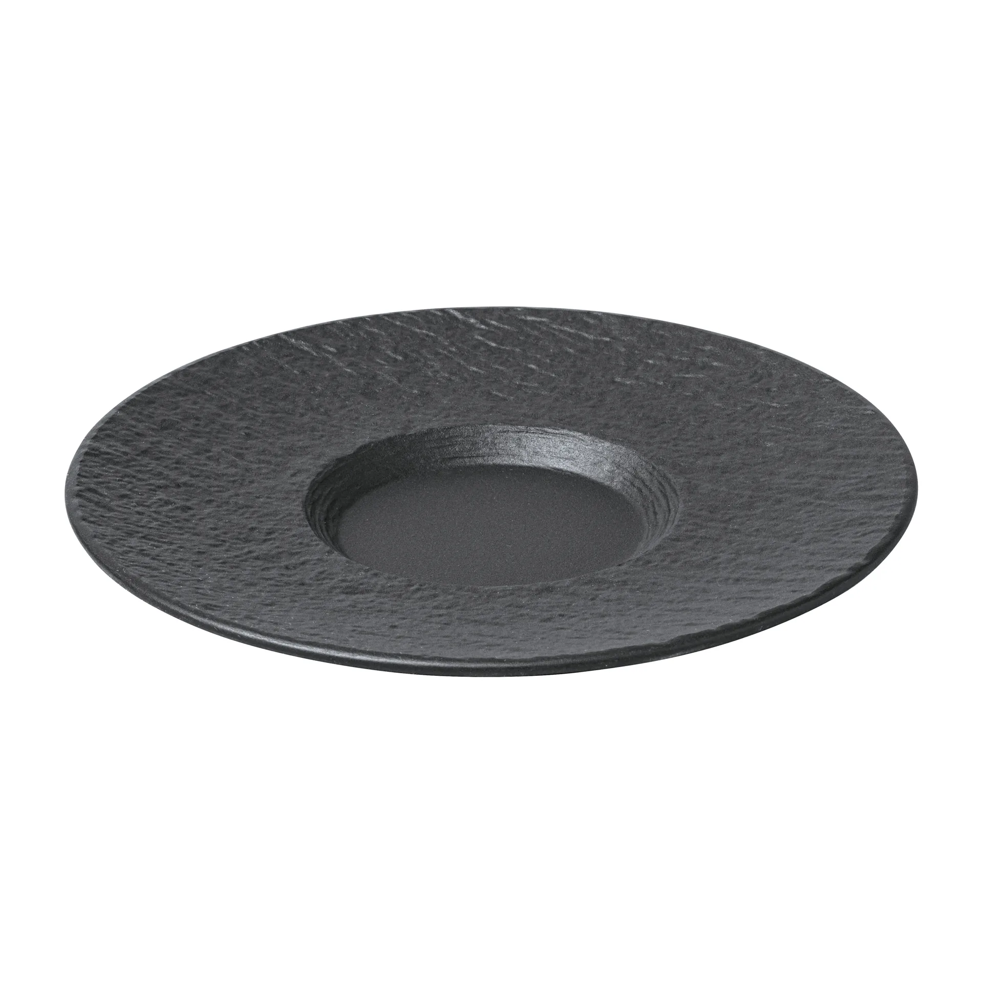 Soucoupe Manufacture Rock Ø15,5 cm, Noir Villeroy & Boch