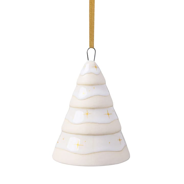 Suspension de sapin de Noël à motif sapin de Noël Winter Glow - Blanc-beige - Villeroy & Boch