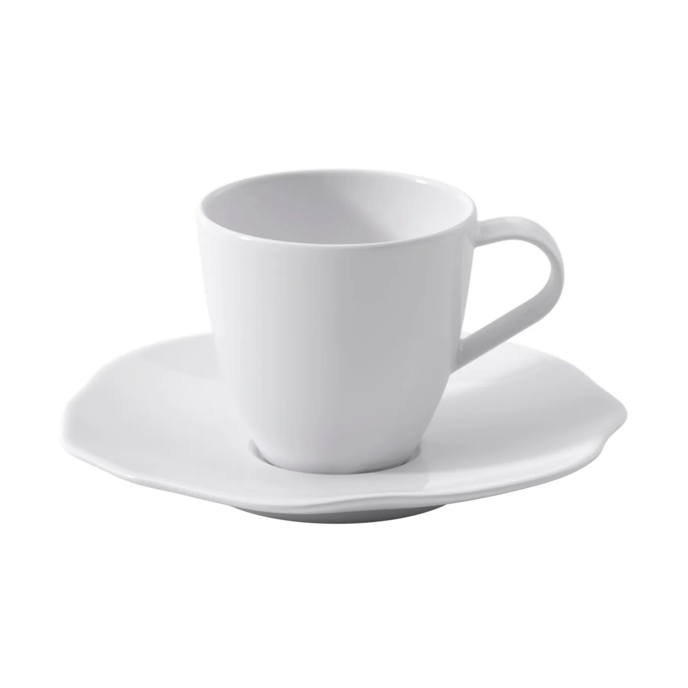 Villeroy & Boch Tasse à espresso avec soucoupe Blanc, 2 pièces Villeroy & Boch Tasse à espresso avec soucoupe Blanc, 2 pièces