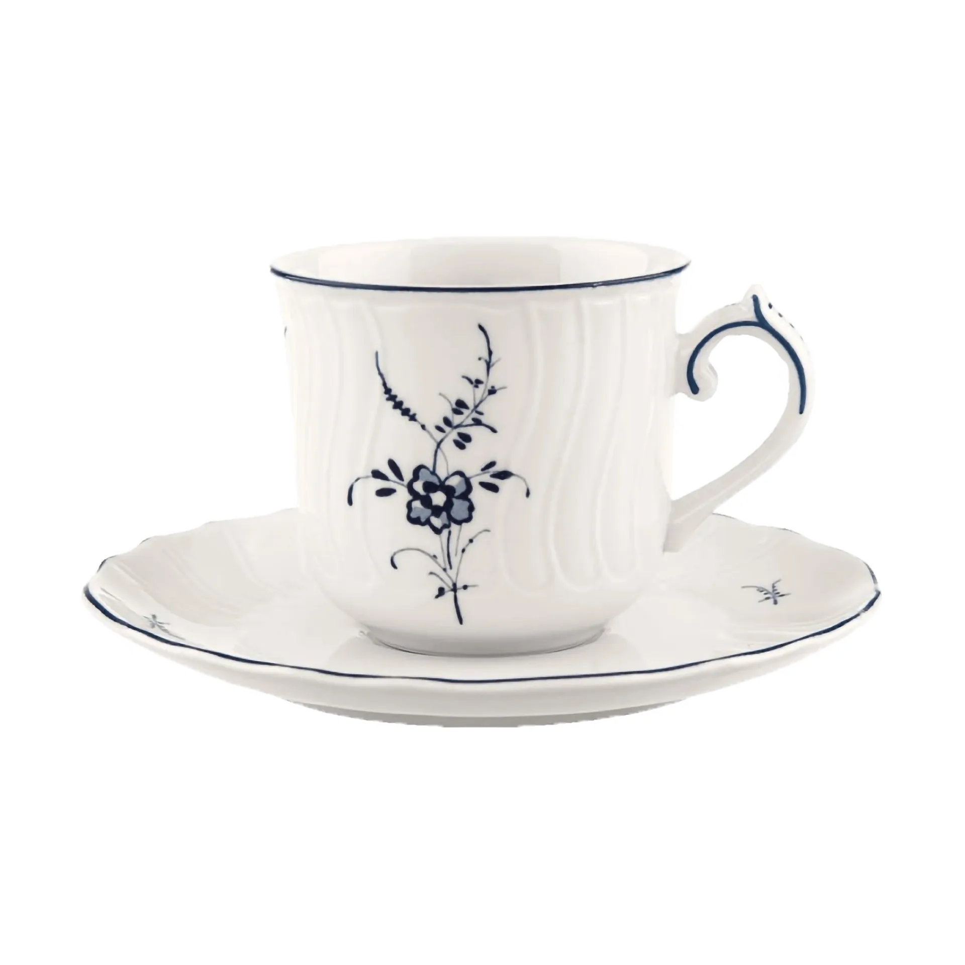 Tasse avec soucoupe Old Luxembourg 12 cl, Blanc Villeroy & Boch