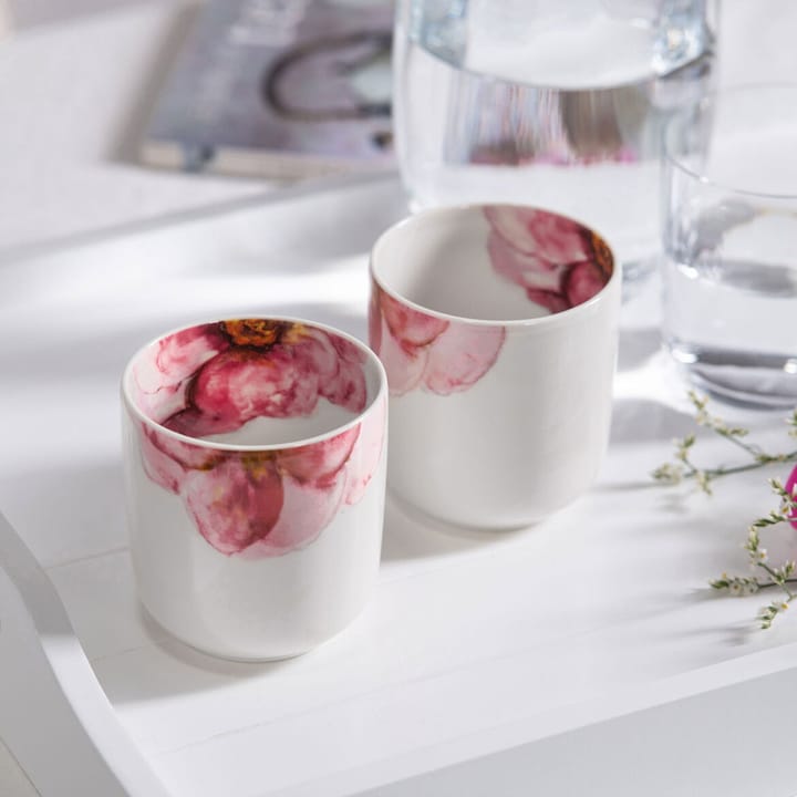 Tasse Rose Garden 29 cl, lot de 2, Blanc Villeroy & Boch