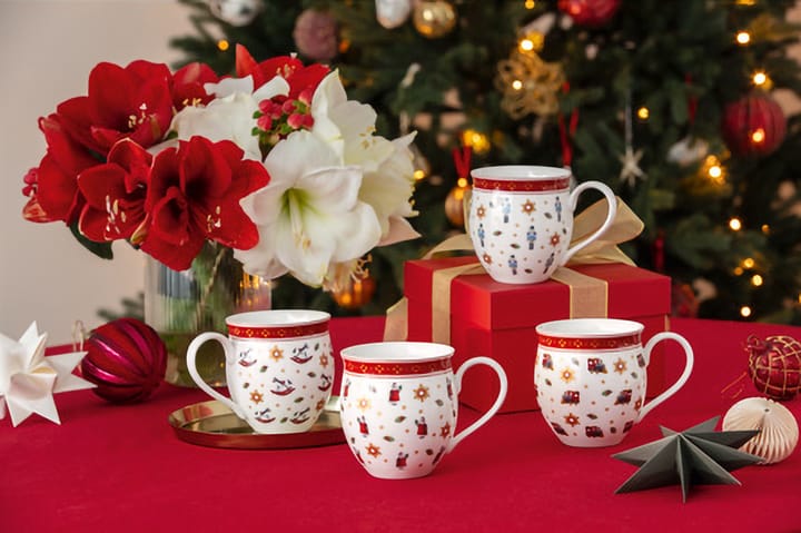 Tasse Toy's Delight 4 pièces, Blanc-rouge Villeroy & Boch