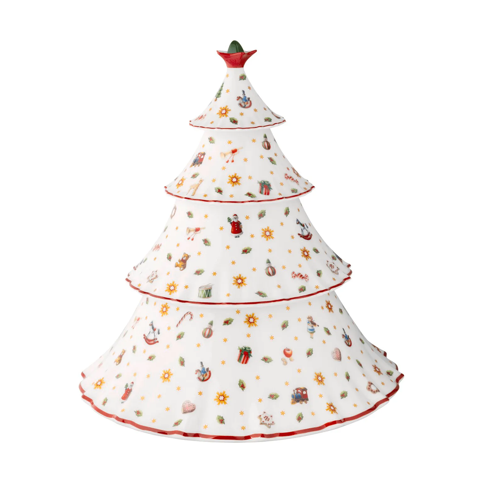 Toy's Delight bocal arbre, Blanc-rouge, 4 pièces Villeroy & Boch