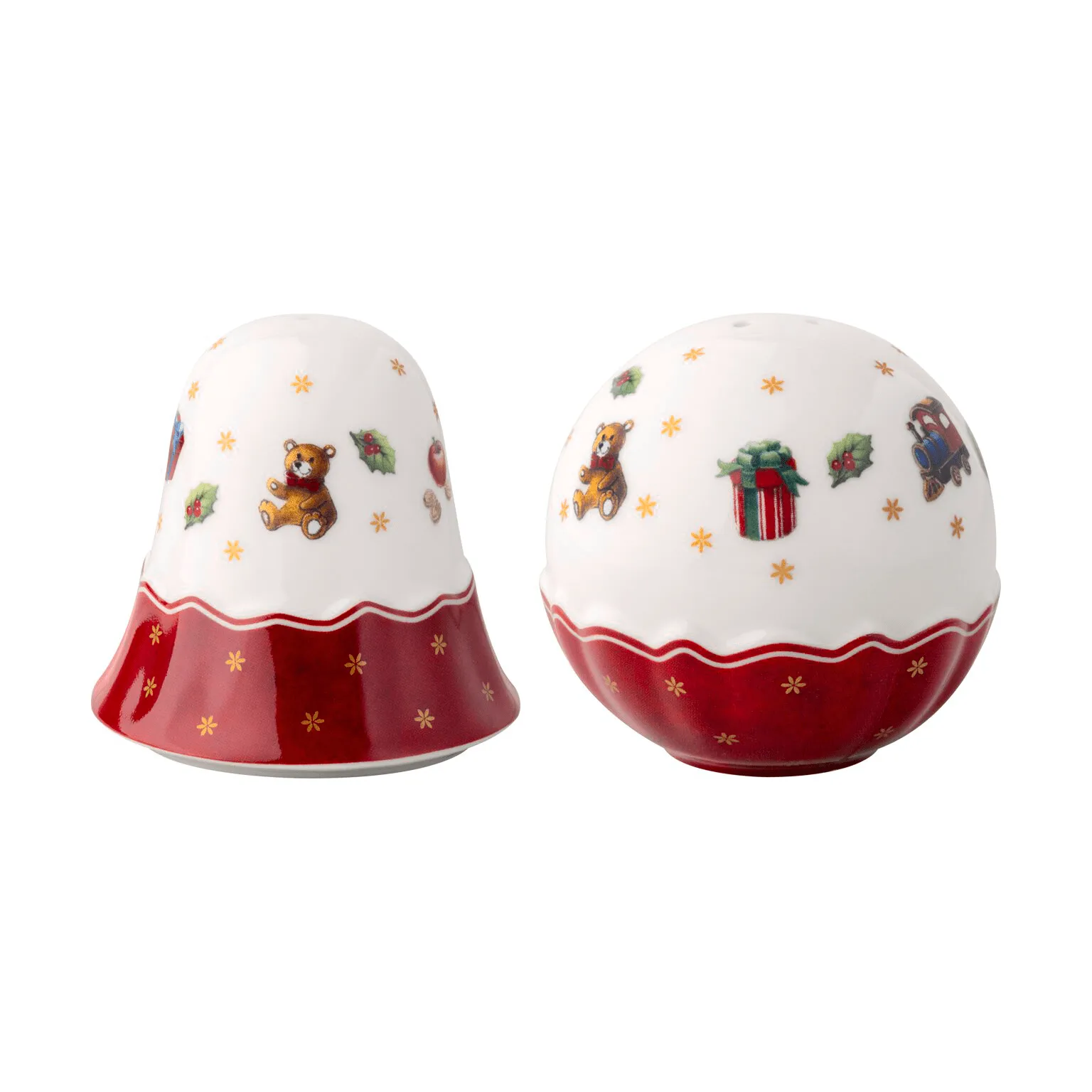 Villeroy & Boch Toy's Delight salière et poivrière Blanc-rouge, 2 pièces