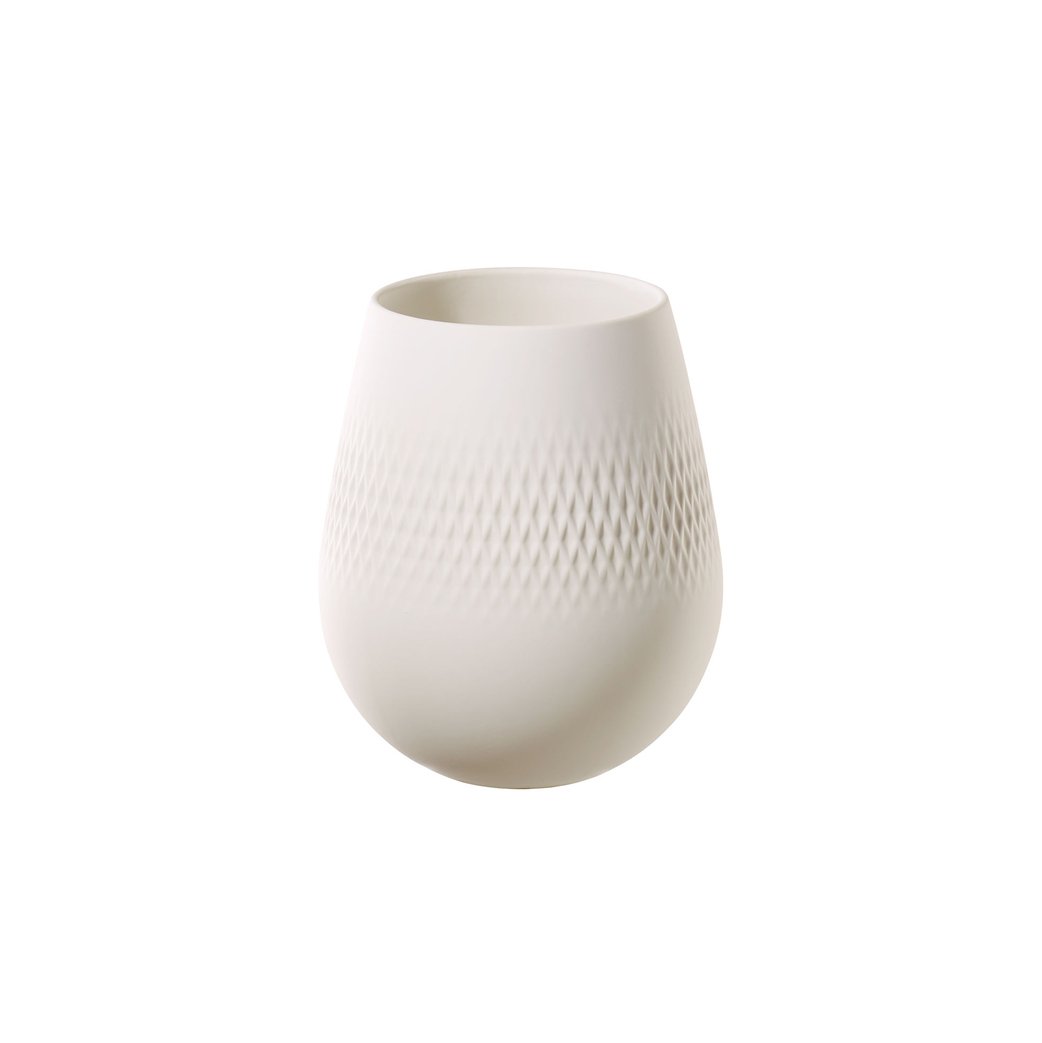 Villeroy & Boch Vase Collier Blanc Carre petit | Design Scandinave | Vases | Blanc