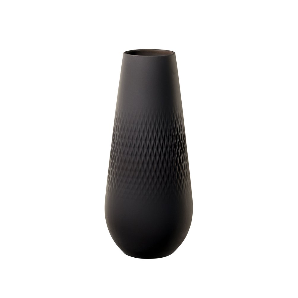 Villeroy & Boch Vase Collier Noir Carre grand | Design Scandinave | Vases | Noir