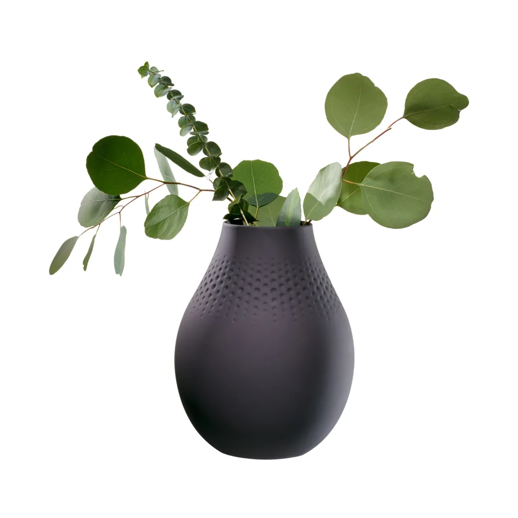 Vase Collier Noir Perle, moyen Villeroy & Boch