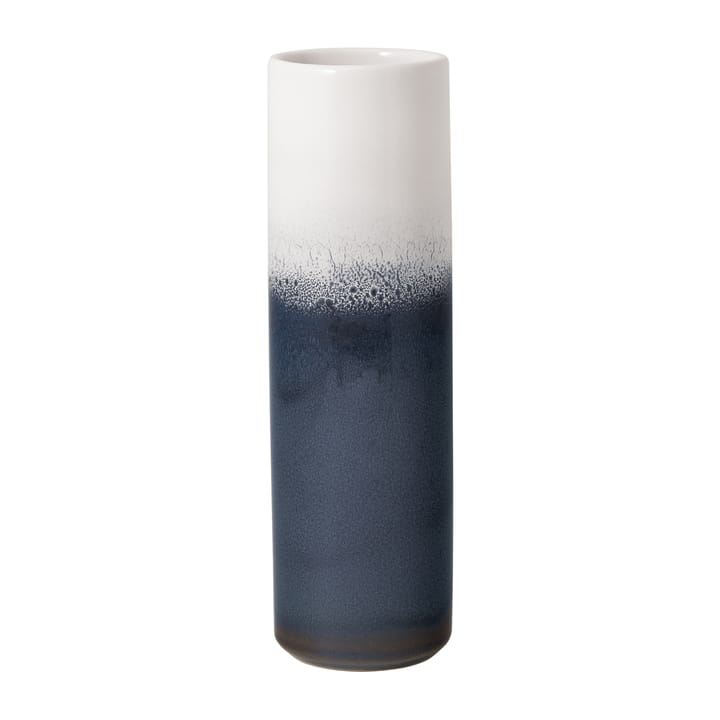 Vase Lave Home cylinder 25 cm - Bleu-blanc - Villeroy & Boch