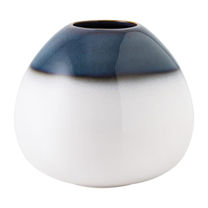Vase Lave Home egg-shaped 13 cm - Bleu-blanc - Villeroy & Boch
