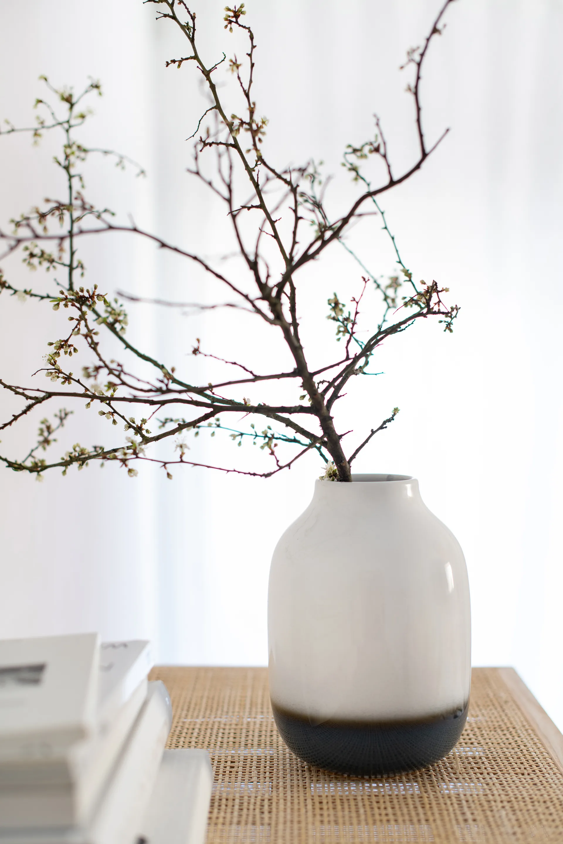 Vase Lave Home shoulder 22 cm, Bleu-blanc Villeroy & Boch