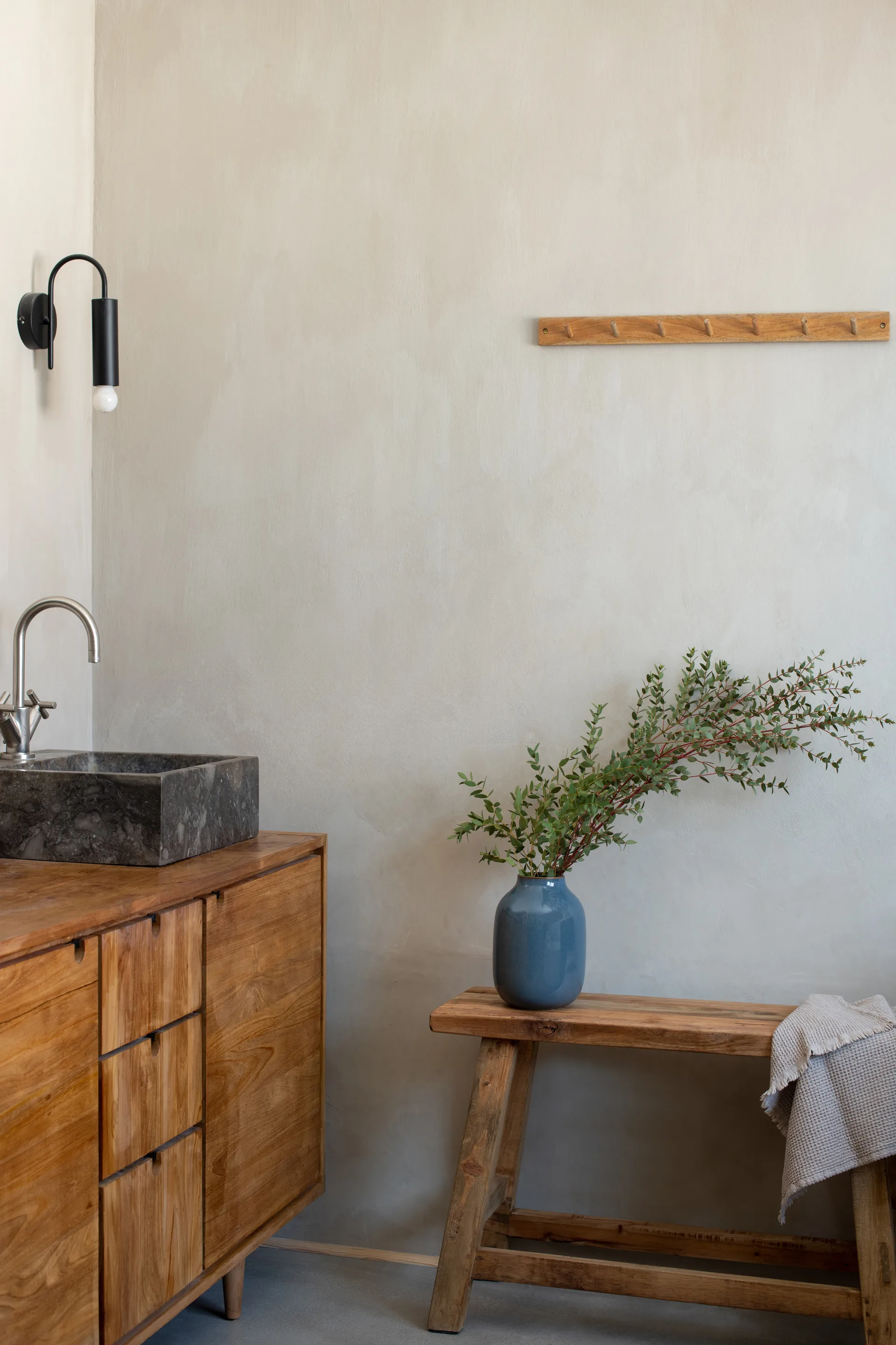 Vase Lave Home shoulder 22 cm, Bleu Villeroy & Boch