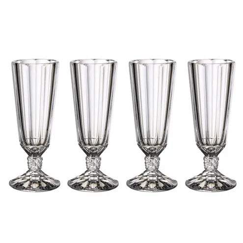 Verre à champagne Opera Lot de 4, Transparent Villeroy & Boch