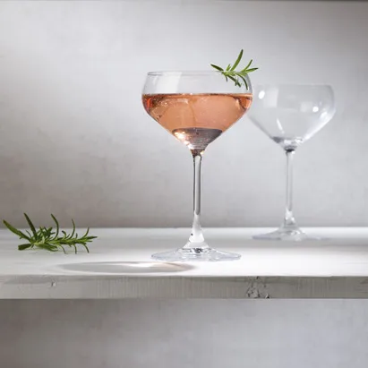 Verre à champagne Purismo coupe lot de 2, Clair Villeroy & Boch