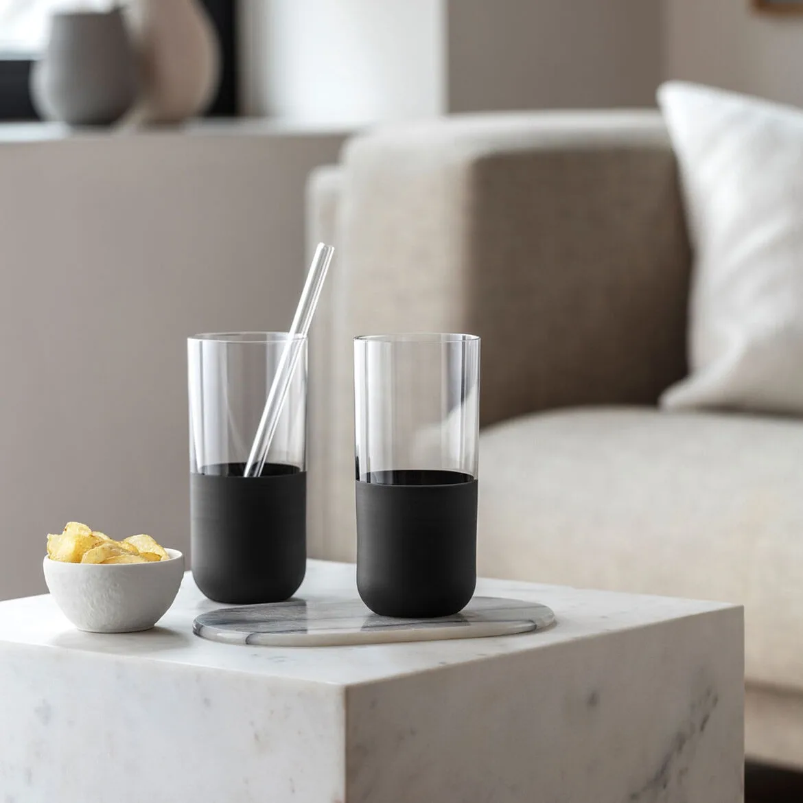 Verre à long drink Manufacture Rock 30 cl, lot de 4, Clear Villeroy & Boch