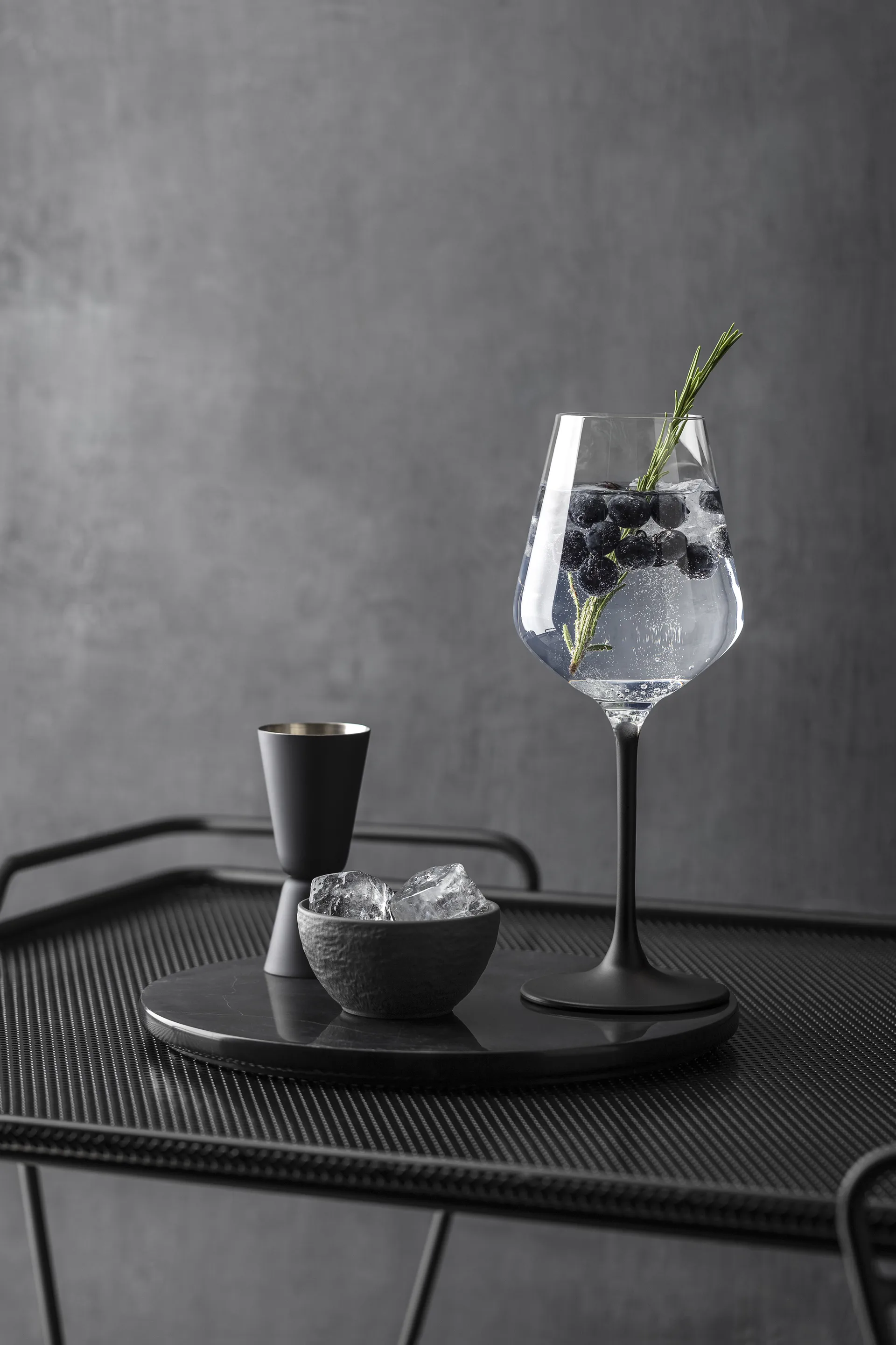 Verre à vin blanc Manufacture Rock 38 cl, lot de 4, Transparent-noir Villeroy & Boch