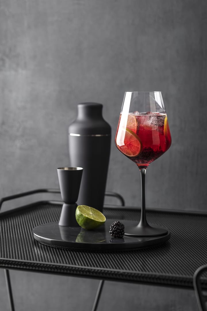 Verre à vin rouge Manufacture Rock 47 cl, lot de 4, Transparent-noir Villeroy & Boch