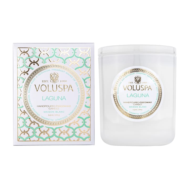 Bougie parfumée Classic Maison Blanc 60 heures - Laguna - Voluspa