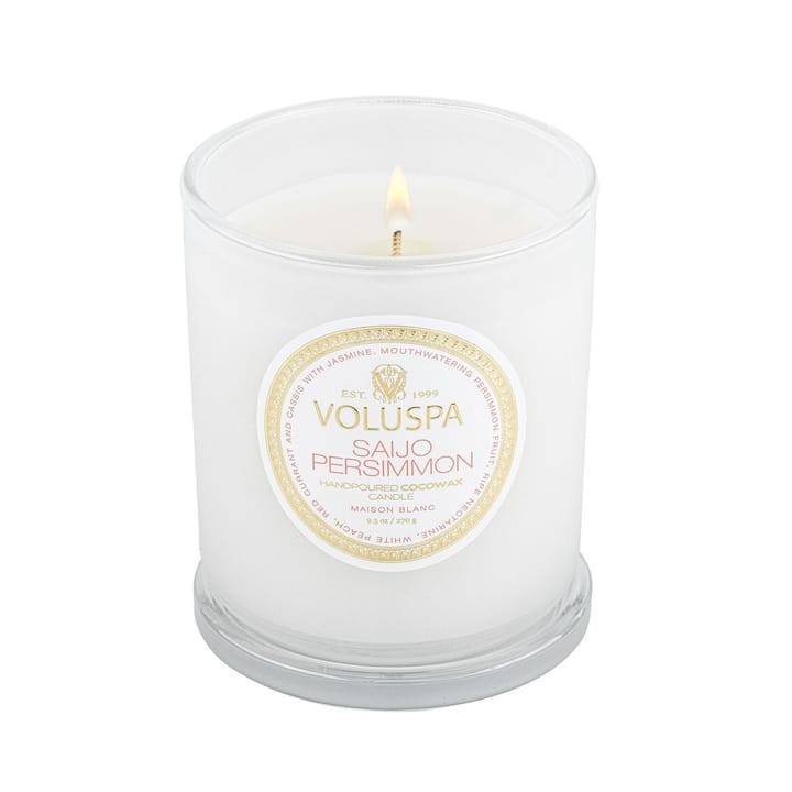 Bougie parfumée Classic Maison Blanc 60 heures, Saijo Persimmon Voluspa