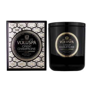 Bougie parfumée Classic Maison Noir 60 heures - Crisp Champagne - Voluspa