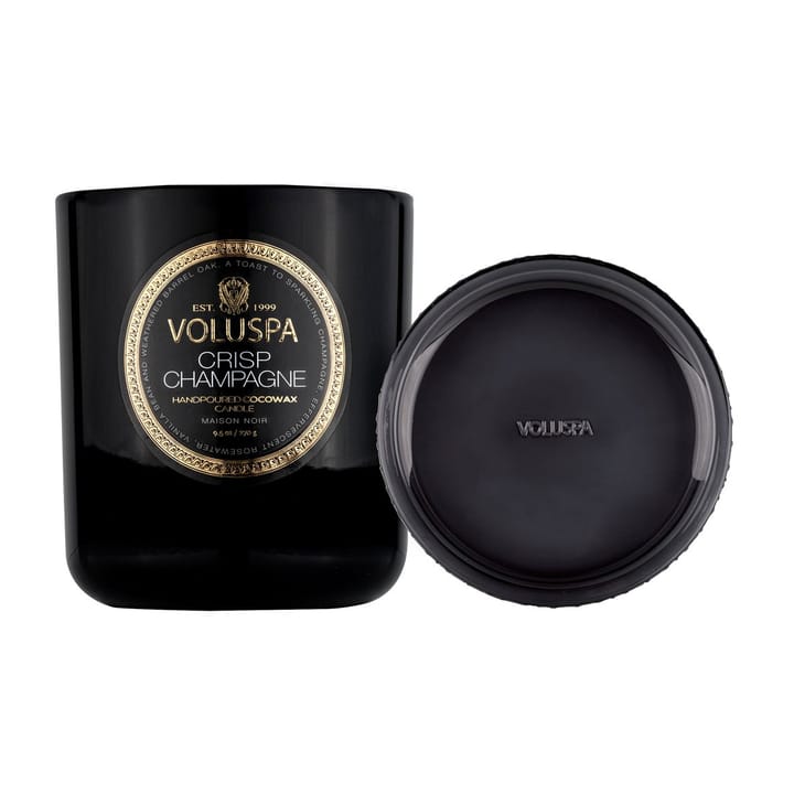 Bougie parfumée Classic Maison Noir 60 heures - Crisp Champagne - Voluspa