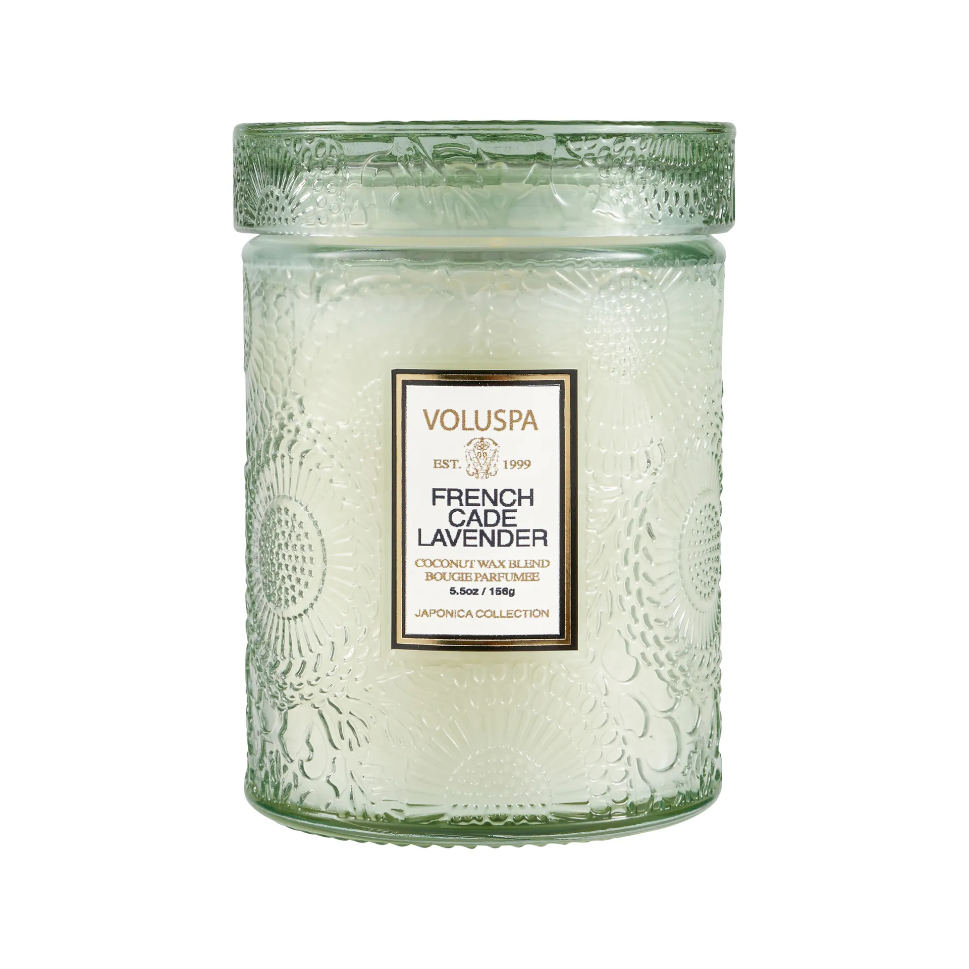 Bougie parfumée Japonica pot en verre 50 heures, French Cade & Lavender Voluspa