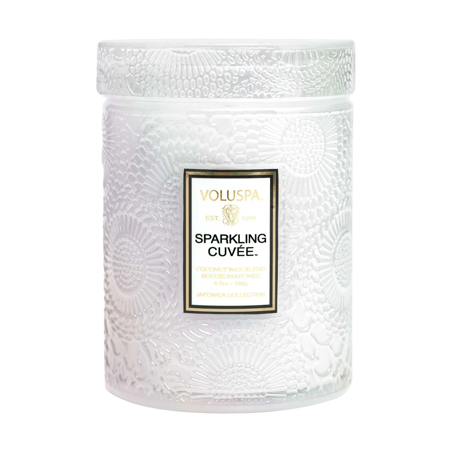 Bougie parfumée Japonica pot en verre 50 heures, Sparkling Cuvée Voluspa