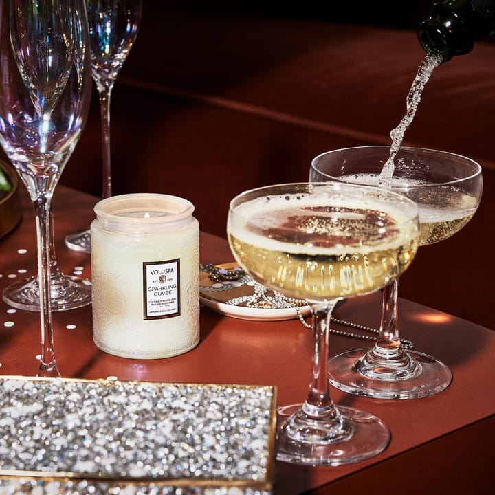 Bougie parfumée Japonica pot en verre 50 heures, Sparkling Cuvée Voluspa