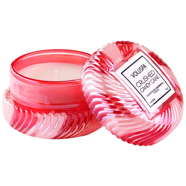 Bougie parfumée Limited Edition Macaron 15 heures - Crushed Candy Cone - Voluspa