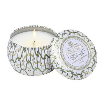 Bougie parfumée Maison Blanc Mini Tin 25 heures - Moroccan Mint Tea - Voluspa