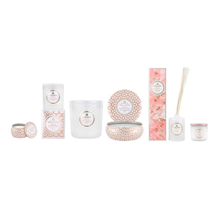 Bougie parfumée Maison Blanc Mini Tin 25 heures - Saijo Persimmon - Voluspa