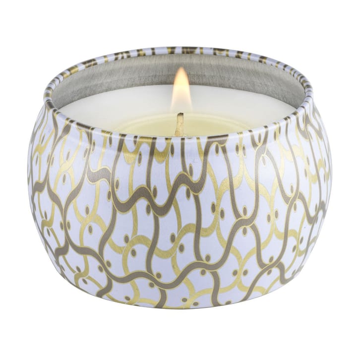 Bougie parfumée Maison Blanc Mini Tin 25 heures, Suede Blanc Voluspa