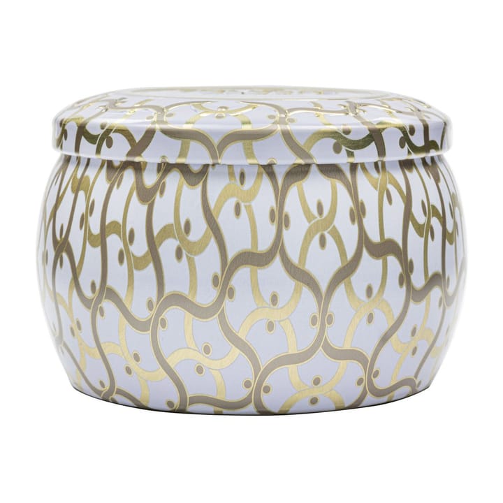 Bougie parfumée Maison Blanc Mini Tin 25 heures, Suede Blanc Voluspa
