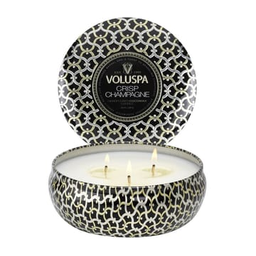 Bougie parfumée Maison Noir 3-wick Tin 40 heures - Crisp Champagne - Voluspa