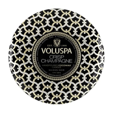 Bougie parfumée Maison Noir 3-wick Tin 40 heures - Crisp Champagne - Voluspa