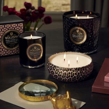 Bougie parfumée Maison Noir 3-wick Tin 40 heures - Pink Citron Grapefruit - Voluspa